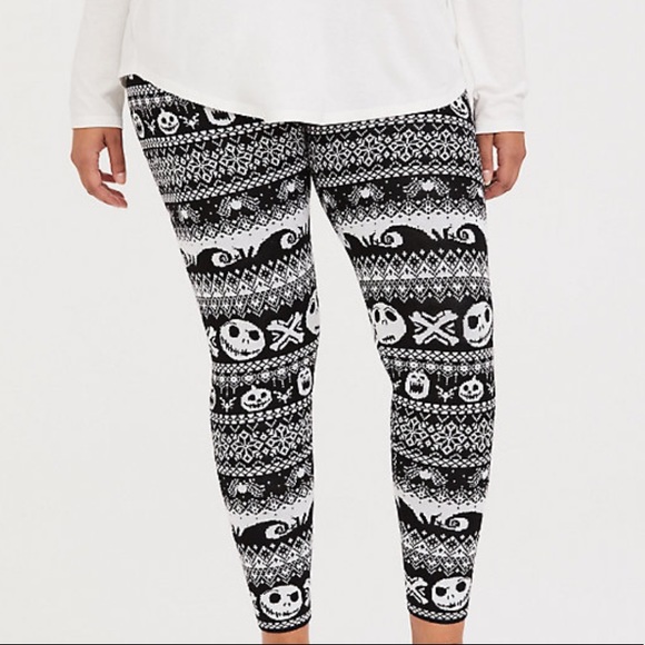 torrid Pants - TORRID DISNEY NIGHTMARE BEFORE CHRISTMAS LEGGINGS